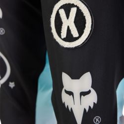 SPODNIE ROWEROWE FOX FLEXAIR PANT HELLO FUTURE BLACK  ENDURO CROSS