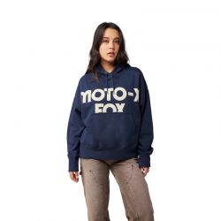 BLUZA Z KAPTUREM FOX LADY MOTO-X OVERSIZED MIDNIGHT  ENDURO CROSS