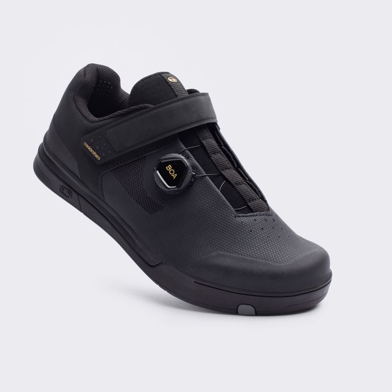 BUTY CRANK BROTHERS MALLET BOA BLACK/GOLD - BLACK OUTSOLE 8 ( EU)