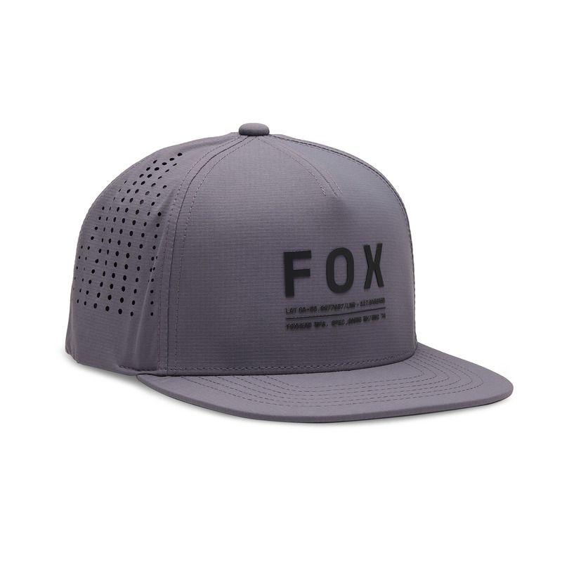 CZAPKA Z DASZKIEM FOX NON STOP TECH SNAPBACK STEEL GREY  ENDURO CROSS
