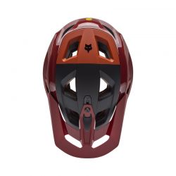 KASK ROWEROWY FOX SPEEDFRAME RS PARANOID RUST  ENDURO CROSS