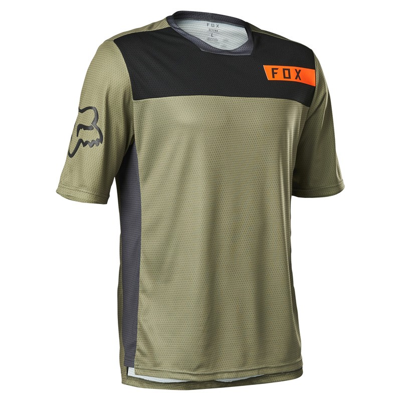KOSZULKA ROWEROWA FOX DEFEND MOTH BARK  ENDURO CROSS