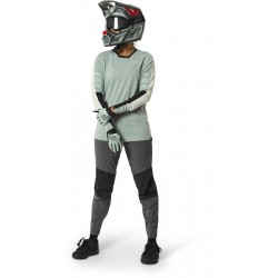 KOSZULKA ROWEROWA Z DŁUGIM RĘKAWEM FOX LADY DEFEND PRO EUCALYPTUS  ENDURO CROSS