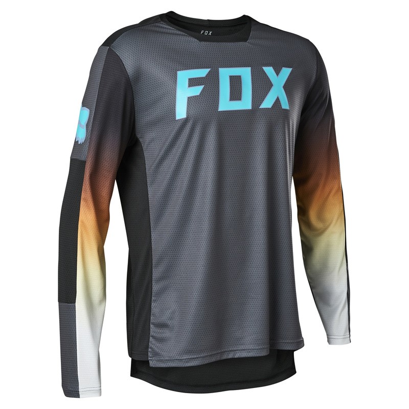KOSZULKA ROWEROWA Z DŁUGIM RĘKAWEM FOX DEFEND RS DARK SHADOW  ENDURO CROSS