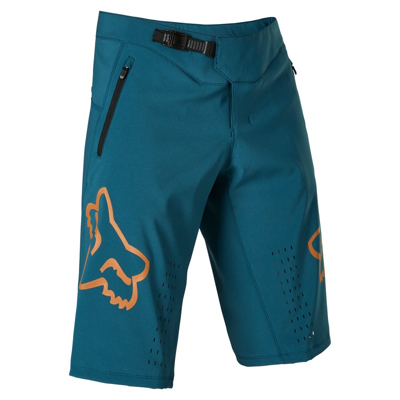 SPODENKI ROWEROWE FOX DEFEND LIGHT BLUE  ENDURO CROSS