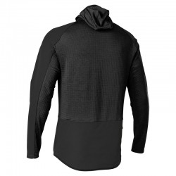 BLUZA TERMOAKTYWNA Z KAPTUREM FOXDEFEND THERMO BLACK  ENDURO CROSS