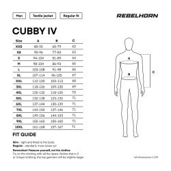 KURTKA MOTOCYKLOWA TEKSTYLNA REBELHORN CUBBY 4 BLACK FLUO YELLOW 