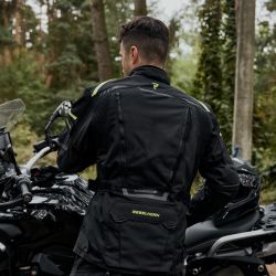 KURTKA MOTOCYKLOWA TEKSTYLNA REBELHORN CUBBY 4 BLACK FLUO YELLOW 