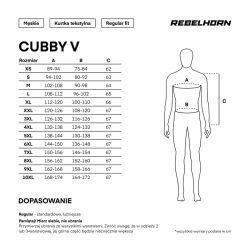 KURTKA MOTOCYKLOWA TEKSTYLNA REBELHORN CUBBY 5 BLACK 