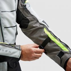 KURTKA MOTOCYKLOWA TEKSTYLNA REBELHORN CUBBY 5 BLACK GREY FLUO YELLOW 