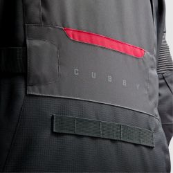 KURTKA MOTOCYKLOWA TEKSTYLNA REBELHORN CUBBY 5 BLACK ANTHRACITE RED 
