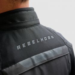 KURTKA MOTOCYKLOWA TEKSTYLNA REBELHORN CUBBY 5 BLACK ANTHRACITE RED 