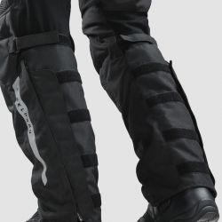 SPODNIE MOTOCYKLOWE TEKSTYLNE REBELHORN CUBBY 5 BLACK (DŁUGA NOGAWKA) 