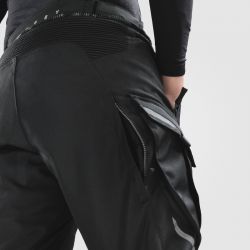 SPODNIE MOTOCYKLOWE TEKSTYLNE REBELHORN CUBBY 5 BLACK (KRÓTKA NOGAWKA) 