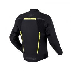 KURTKA MOTOCYKLOWA TEKSTYLNA OZONE DELTA 4 BLACK FLUO YELLOW 