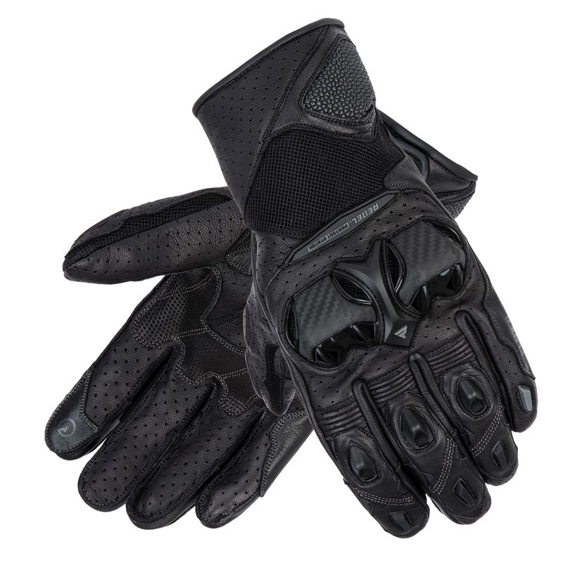 RĘKAWICE MOTOCYKLOWE REBELHORN FLUX 2 BLACK 