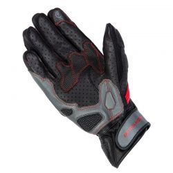 RĘKAWICE MOTOCYKLOWE REBELHORN FLUX 2 BLACK GREY FLUO RED 
