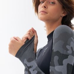 KOSZULKA TERMOAKTYWNA Z DŁUGIM RĘKAWEM DAMSKA REBELHORN FREEZE 2 CAMO 