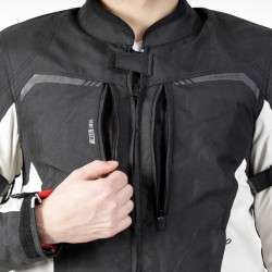 KURTKA TEKSTYLNA OZONE DELTA IV BLACK/LIGHT GREY 