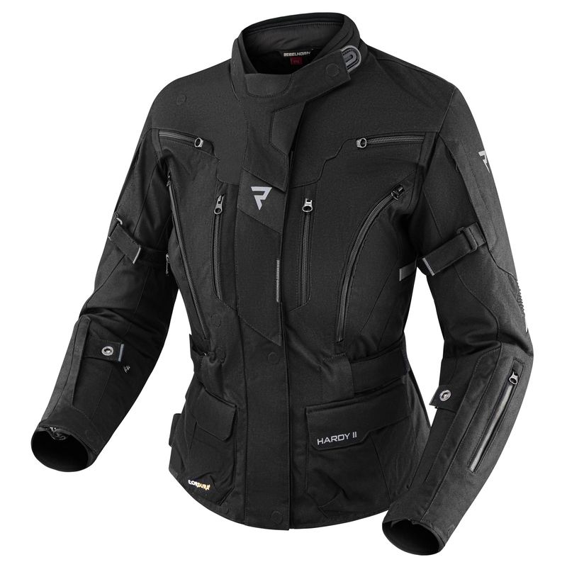 KURTKA MOTOCYKLOWA TEKSTYLNA DAMSKA REBELHORN HARDY 2 BLACK 