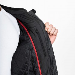 KURTKA TEKSTYLNA OZONE DELTA IV BLACK/LIGHT GREY 
