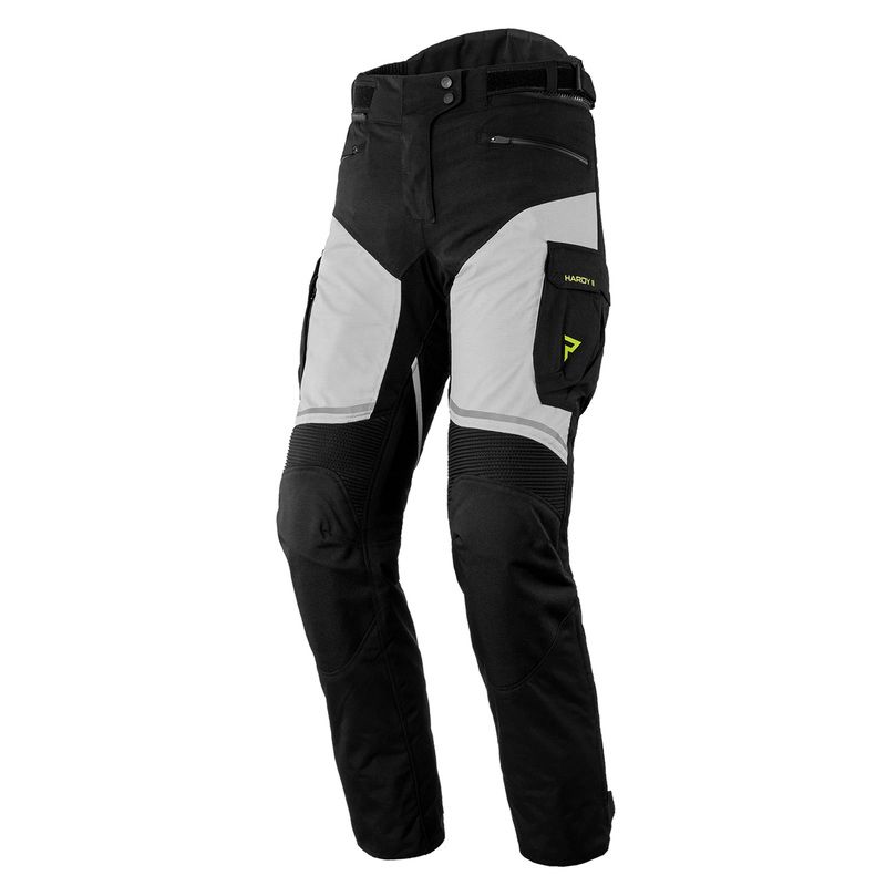 SPODNIE MOTOCYKLOWE TEKSTYLNE DAMSKIE REBELHORN HARDY 2 GREY BLACK FLUO YELLOW SPODNIE MOTOCYKLOWE TEKSTYLNE DAMSKIE REBELHORN HARDY 2 GREY BLACK FLUO YELLOW