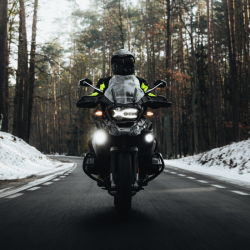 SPODNIE MOTOCYKLOWE TEKSTYLNE REBELHORN HARDY 2 BLACK (KRÓTKA NOGAWKA) 