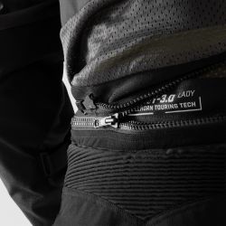 SPODNIE TEKSTYLNE REBELHORN HARDY 3.0 LADY BLACK (KRÓTKA NOGAWKA) 