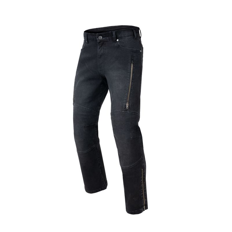 JEANSY MOTOCYKLOWE REBELHORN HAWK 3 REGULAR FIT WASHED BLACK 