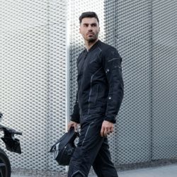 KURTKA MOTOCYKLOWA TEKSTYLNA REBELHORN HIFLOW 4 BLACK 