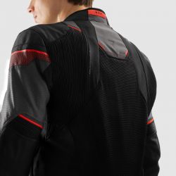 KURTKA MOTOCYKLOWA TEKSTYLNA REBELHORN HIFLOW 5 BLACK GREY RED 