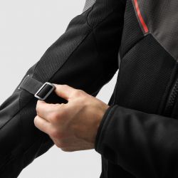 KURTKA MOTOCYKLOWA TEKSTYLNA REBELHORN HIFLOW 5 BLACK GREY RED 