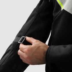 KURTKA MOTOCYKLOWA TEKSTYLNA REBELHORN HIFLOW 5 BLACK GREY FLUO YELLOW 