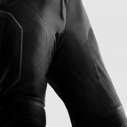 SPODNIE MOTOCYKLOWE TEKSTYLNE REBELHORN HIFLOW 5 BLACK (KRÓTKA NOGAWKA) 
