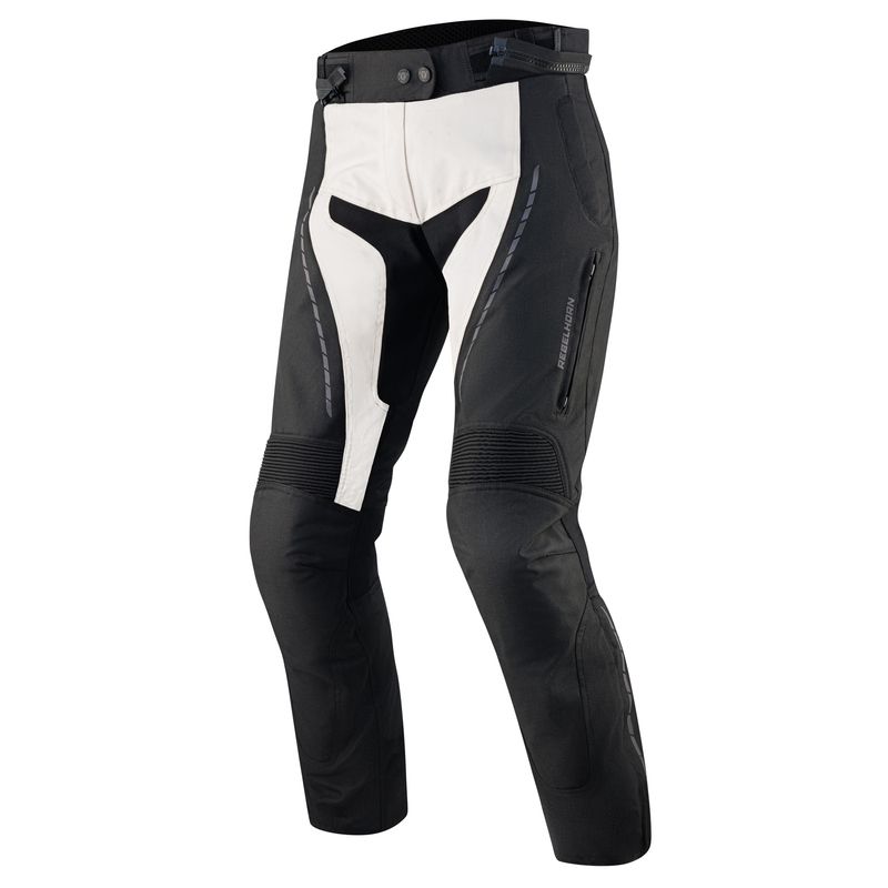 SPODNIE MOTOCYKLOWE TEKSTYLNE DAMSKIE REBELHORN HIKER 3 BLACK GREY 