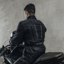 KURTKA MOTOCYKLOWA TEKSTYLNA REBELHORN HIKER 3 BLACK 