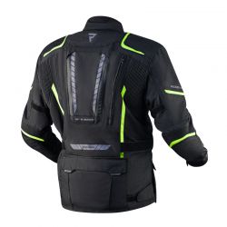 KURTKA MOTOCYKLOWA TEKSTYLNA REBELHORN HIKER 3 BLACK FLUO YELLOW 