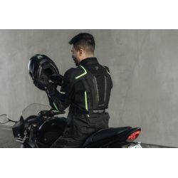 KURTKA MOTOCYKLOWA TEKSTYLNA REBELHORN HIKER 3 BLACK FLUO YELLOW 