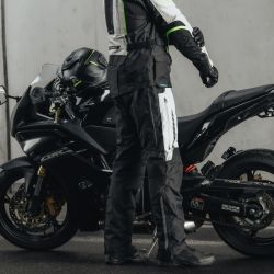 SPODNIE MOTOCYKLOWE TEKSTYLNE REBELHORN HIKER 3 BLACK GREY 