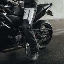 SPODNIE MOTOCYKLOWE TEKSTYLNE REBELHORN HIKER 3 BLACK GREY 
