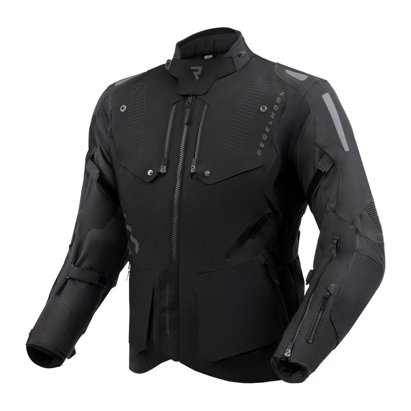 KURTKA MOTOCYKLOWA TEKSTYLNA REBELHORN HIKER 4 BLACK 