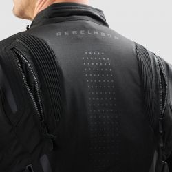 KURTKA MOTOCYKLOWA TEKSTYLNA REBELHORN HIKER 4 BLACK 