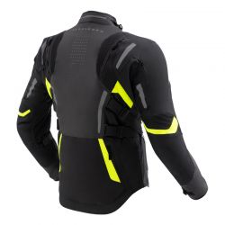 KURTKA MOTOCYKLOWA TEKSTYLNA REBELHORN HIKER 4 BLACK ANTHRACITE FLUO YELLOW 