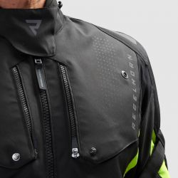KURTKA MOTOCYKLOWA TEKSTYLNA REBELHORN HIKER 4 BLACK ANTHRACITE FLUO YELLOW 