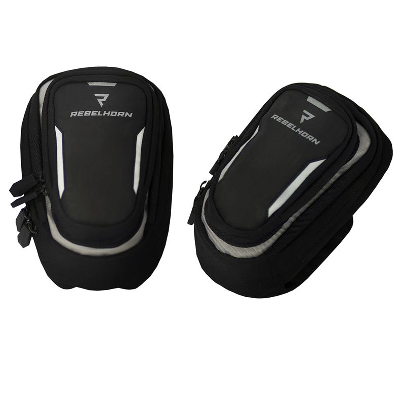 TORBA NA NOGĘ REBELHORN HIP 2 BLACK GREY 