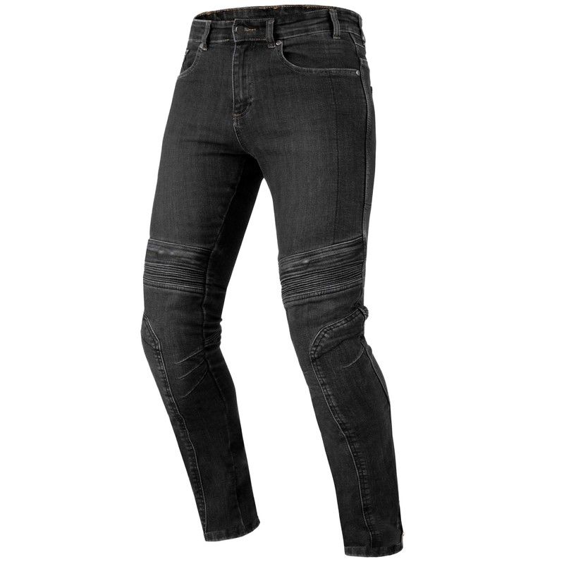 JEANSY MOTOCYKLOWE OZONE HORNET 2 WASHED BLACK 28/34