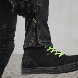 JEANSY MOTOCYKLOWE OZONE HORNET 2 WASHED BLACK 28/34