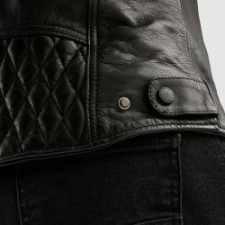 KURTKA MOTOCYKLOWA SKÓRZANA DAMSKA REBELHORN HUNTER 2 BLACK 