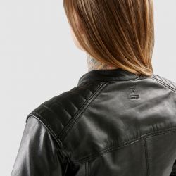 KURTKA MOTOCYKLOWA SKÓRZANA DAMSKA REBELHORN HUNTER 2 BLACK 
