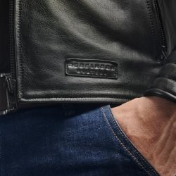 KURTKA MOTOCYKLOWA SKÓRZANA REBELHORN HUNTER 2 BLACK 